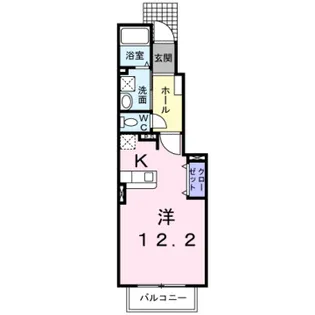 メゾン ジェルメ【1階】の間取り