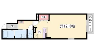 ソレイユ白浜北Ⅱ【105号室】の間取り