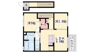 オリジンⅡ【203号室】の間取り