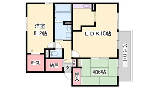 ヴェルドミールK【102号室】の間取り