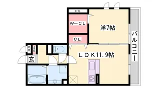 THE RESIDENCE 広畑早瀬町【2階】の間取り