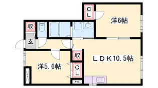 カモミールⅠ【1階】の間取り