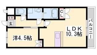 ファームヴィレッジ・やしろⅤ【203号室】の間取り