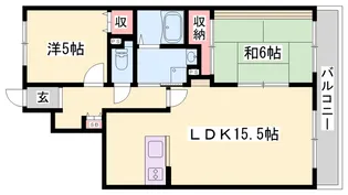 ハピネス北条【302号室】の間取り