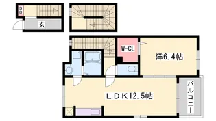 ファインコルソⅦ【303号室】の間取り
