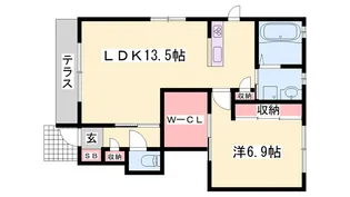 メゾン壽【1階】の間取り