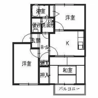 レジデンス赤坂【2階】の間取り