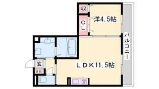 ベルフォーレⅡ【3階】の間取り