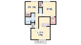 ソレイユ(神岡町)【2階】の間取り