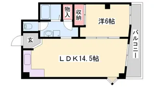 三木グリーンハイツ【308号室】の間取り