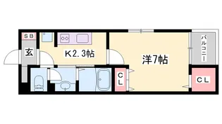 フェルマータ・ピノ【301号室】の間取り