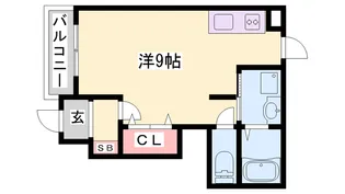 アメニティ・ヒルズ【1階】の間取り