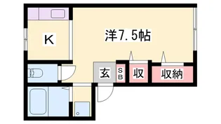 メゾンプレジール【2階】の間取り