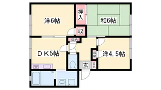 アコーデリア東浜【103号室】の間取り