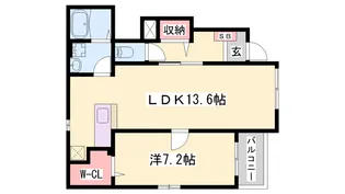 レジデンス K【1階】の間取り