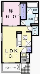 パティオ・プリマベラ【1階】の間取り