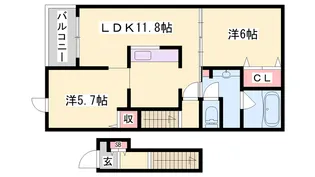 パティオ・プリマベラ【2階】の間取り