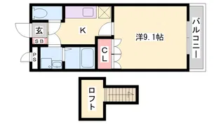 ミルフィオリⅠ【202号室】の間取り