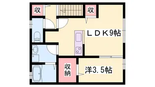 フォレストヴィラ【2階】の間取り