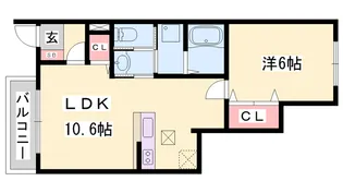 シャングリラA【1階】の間取り
