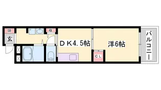 カサグランデモモ【403号室】の間取り