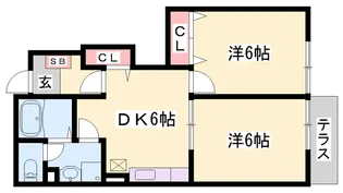 ドミールV【1階】の間取り