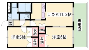 ツイン・ステージⅠ【1階】の間取り