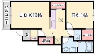 ボニートⅡ【1階】の間取り