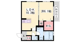 Yama-ni【1階】の間取り