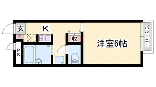 フレーズ弐番館【205号室】の間取り