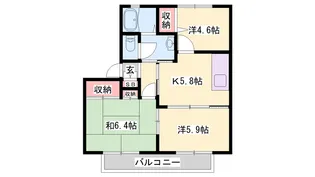 ディアス21【B201号室】の間取り
