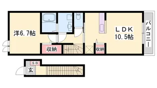 グランアウローラⅥ【2階】の間取り
