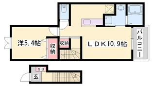 アマルフィ37【2階】の間取り