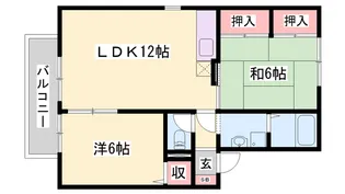 メイプルハイツ【2階】の間取り