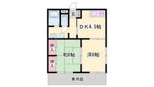 メゾンドたかじゅん【201号室】の間取り