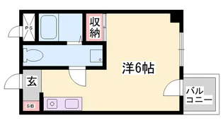 城北興和マンション【203号室】の間取り