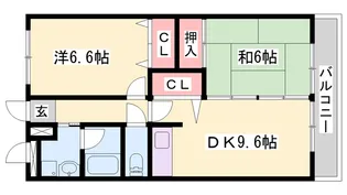 ノーブル・ヴィレッジ【1階】の間取り
