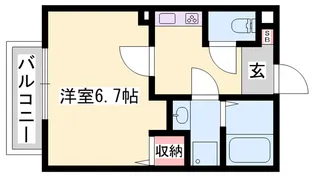 セルベイユ3【2階】の間取り