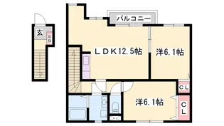 パストラル・ドミール【2階】の間取り