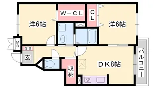 セイント・サチ【3階】の間取り