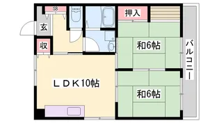 サンヴェール21【402号室】の間取り