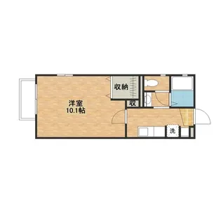 ベストームi【203号室】の間取り