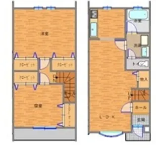 カーサ・ヴェルデA棟【1階】の間取り