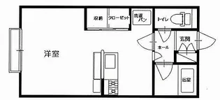 コーポ平山A棟【1階】の間取り