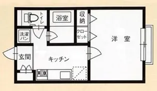 DI青柳B棟【1階】の間取り