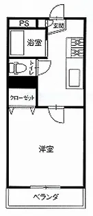 コスモエール那須【2階】の間取り