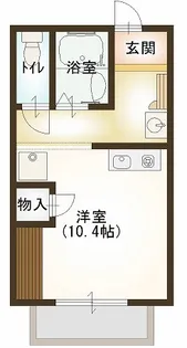 グリーンハートマンション【3階】の間取り