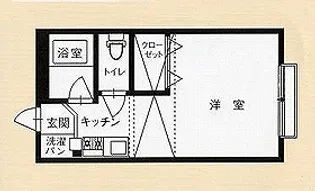 ハイツミネルヴァDI【2階】の間取り