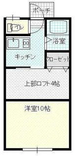 しらかばハイツ【101号室】の間取り