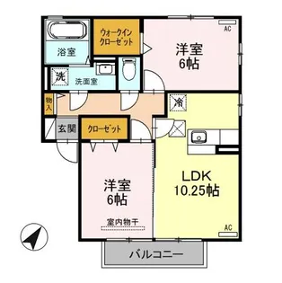 エクセルE【101号室】の間取り